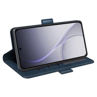 Oppo Reno15 F / Oppo Reno15 FS Hoesje - MobyDefend Luxe Wallet Book Case (Sluiting Zijkant) - Blauw