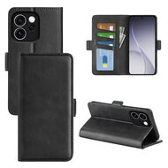 Oppo Reno15 F / Oppo Reno15 FS Hoesje - MobyDefend Luxe Wallet Book Case (Sluiting Zijkant) - Zwart