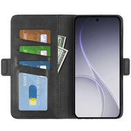 Oppo Reno15 F / Oppo Reno15 FS Hoesje - MobyDefend Luxe Wallet Book Case (Sluiting Zijkant) - Zwart