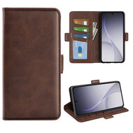 Oppo Reno15 F / Oppo Reno15 FS Hoesje - MobyDefend Luxe Wallet Book Case (Sluiting Zijkant) - Bruin