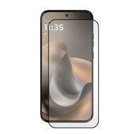 2-Pack Motorola Moto G67 / G77 / G87 Screenprotectors - MobyDefend Screensavers Met Zwarte Randen - Gehard Glas 