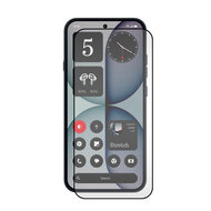 3-Pack Nothing Phone (4a) Screenprotectors - MobyDefend Screensavers Met Zwarte Randen - Gehard Glas 