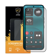 Nothing Phone (4a) Pro Screenprotector - MobyDefend Screensaver Met Zwarte Randen - Gehard Glas 