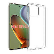 Motorola Moto G17 / Motorola Moto G17 Power Hoesje - MobyDefend Transparante TPU Backcover - Volledig Doorzichtig