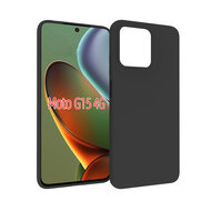 Motorola Moto G17 / Motorola Moto G17 Power Hoesje - MobyDefend TPU Backcover - Mat Zwart