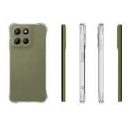 Motorola Moto G17 / Motorola Moto G17 Power Hoesje - MobyDefend Transparante Shockproof TPU Backcover - Verstevigde Hoeken - Volledig Doorzichtig