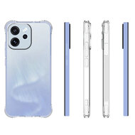 Oppo Reno15 F / Oppo Reno15 FS Hoesje - MobyDefend Transparante Shockproof TPU Backcover - Verstevigde Hoeken - Volledig Doorzichtig