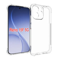 Oppo Reno15 F / Oppo Reno15 FS Hoesje - MobyDefend Transparante Shockproof TPU Backcover - Verstevigde Hoeken - Volledig Doorzichtig
