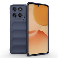 Motorola Moto G57 Power Hoesje - MobyDefend TPU Gripcase - Blauw