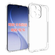 Oppo Reno15 Hoesje - MobyDefend Transparante Shockproof TPU Backcover - Verstevigde Hoeken - Volledig Doorzichtig