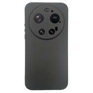 Xiaomi 17 Ultra Hoesje - MobyDefend TPU Backcover - Mat Zwart