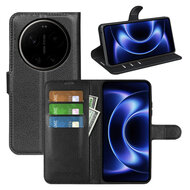 Xiaomi 17 Ultra Hoesje - MobyDefend Kunstleren Wallet Book Case (Sluiting Voorkant) - Zwart