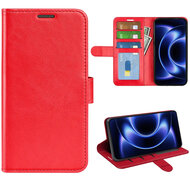Xiaomi 17 Ultra Hoesje - MobyDefend Wallet Book Case (Sluiting Achterkant) - Rood