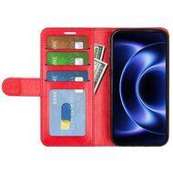 Xiaomi 17 Ultra Hoesje - MobyDefend Wallet Book Case (Sluiting Achterkant) - Rood