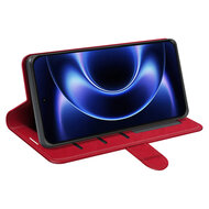 Xiaomi 17 Ultra Hoesje - MobyDefend Wallet Book Case (Sluiting Achterkant) - Rood