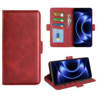 Xiaomi 17 Ultra Hoesje - MobyDefend Luxe Wallet Book Case (Sluiting Zijkant) - Rood