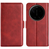 Xiaomi 17 Ultra Hoesje - MobyDefend Luxe Wallet Book Case (Sluiting Zijkant) - Rood