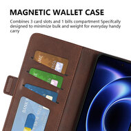 Xiaomi 17 Ultra Hoesje - MobyDefend Luxe Wallet Book Case (Sluiting Zijkant) - Zwart