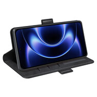 Xiaomi 17 Ultra Hoesje - MobyDefend Luxe Wallet Book Case (Sluiting Zijkant) - Zwart