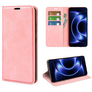 Xiaomi 17 Ultra Hoesje - MobyDefend Luxe Wallet Bookcase (Magnetische Sluiting) - Roze