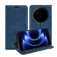 Xiaomi 17 Ultra Hoesje - MobyDefend Luxe Wallet Bookcase (Magnetische Sluiting) - Blauw