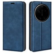 Xiaomi 17 Ultra Hoesje - MobyDefend Luxe Wallet Bookcase (Magnetische Sluiting) - Blauw