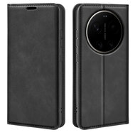 Xiaomi 17 Ultra Hoesje - MobyDefend Luxe Wallet Bookcase (Magnetische Sluiting) - Zwart