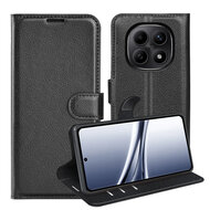 Xiaomi Redmi Note 15 4G Hoesje - MobyDefend Kunstleren Wallet Book Case (Sluiting Voorkant) - Zwart
