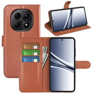 Xiaomi Redmi Note 15 4G Hoesje - MobyDefend Kunstleren Wallet Book Case (Sluiting Voorkant) - Bruin