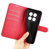 Xiaomi Redmi Note 15 5G Hoesje - MobyDefend Kunstleren Wallet Book Case (Sluiting Voorkant) - Rood