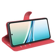 Xiaomi Redmi Note 15 5G Hoesje - MobyDefend Kunstleren Wallet Book Case (Sluiting Voorkant) - Rood