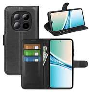 Xiaomi Redmi Note 15 5G Hoesje - MobyDefend Kunstleren Wallet Book Case (Sluiting Voorkant) - Zwart