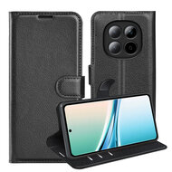 Xiaomi Redmi Note 15 5G Hoesje - MobyDefend Kunstleren Wallet Book Case (Sluiting Voorkant) - Zwart