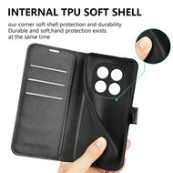 Xiaomi Redmi Note 15 5G Hoesje - MobyDefend Kunstleren Wallet Book Case (Sluiting Voorkant) - Bruin