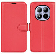 Xiaomi Redmi Note 15 Pro 4G Hoesje - MobyDefend Kunstleren Wallet Book Case (Sluiting Voorkant) - Rood