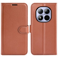 Xiaomi Redmi Note 15 Pro 4G Hoesje - MobyDefend Kunstleren Wallet Book Case (Sluiting Voorkant) - Bruin