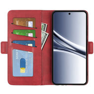 Xiaomi Redmi Note 15 5G Hoesje - MobyDefend Luxe Wallet Book Case (Sluiting Zijkant) - Rood