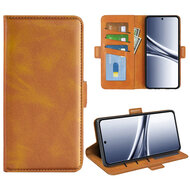 Xiaomi Redmi Note 15 5G Hoesje - MobyDefend Luxe Wallet Book Case (Sluiting Zijkant) - Lichtbruin