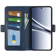Xiaomi Redmi Note 15 5G Hoesje - MobyDefend Luxe Wallet Book Case (Sluiting Zijkant) - Blauw