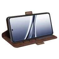 Xiaomi Redmi Note 15 5G Hoesje - MobyDefend Luxe Wallet Book Case (Sluiting Zijkant) - Bruin