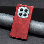 Xiaomi Redmi Note 15 Pro 5G Hoesje - MobyDefend Wallet Book Case Met Koord - Rood