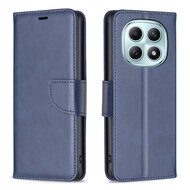 Xiaomi Redmi Note 15 Pro 5G Hoesje - MobyDefend Wallet Book Case Met Koord - Blauw
