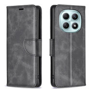 Xiaomi Redmi Note 15 Pro 5G Hoesje - MobyDefend Wallet Book Case Met Koord - Zwart