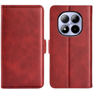 Xiaomi Redmi Note 15 Pro 4G Hoesje - MobyDefend Luxe Wallet Book Case (Sluiting Zijkant) - Rood