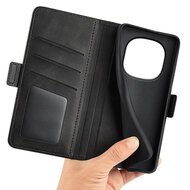 Xiaomi Redmi Note 15 Pro 4G Hoesje - MobyDefend Luxe Wallet Book Case (Sluiting Zijkant) - Zwart