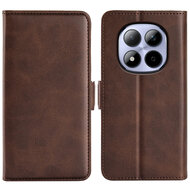 Xiaomi Redmi Note 15 Pro 4G Hoesje - MobyDefend Luxe Wallet Book Case (Sluiting Zijkant) - Bruin