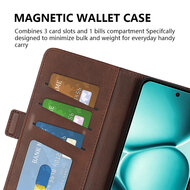 Xiaomi Redmi Note 15 Pro 5G Hoesje - MobyDefend Luxe Wallet Book Case (Sluiting Zijkant) - Blauw