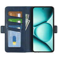 Xiaomi Redmi Note 15 Pro 5G Hoesje - MobyDefend Luxe Wallet Book Case (Sluiting Zijkant) - Blauw