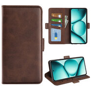 Xiaomi Redmi Note 15 Pro 5G Hoesje - MobyDefend Luxe Wallet Book Case (Sluiting Zijkant) - Bruin