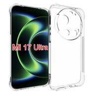 Xiaomi 17 Ultra Hoesje - MobyDefend Transparante Shockproof TPU Backcover - Verstevigde Hoeken - Volledig Doorzichtig
